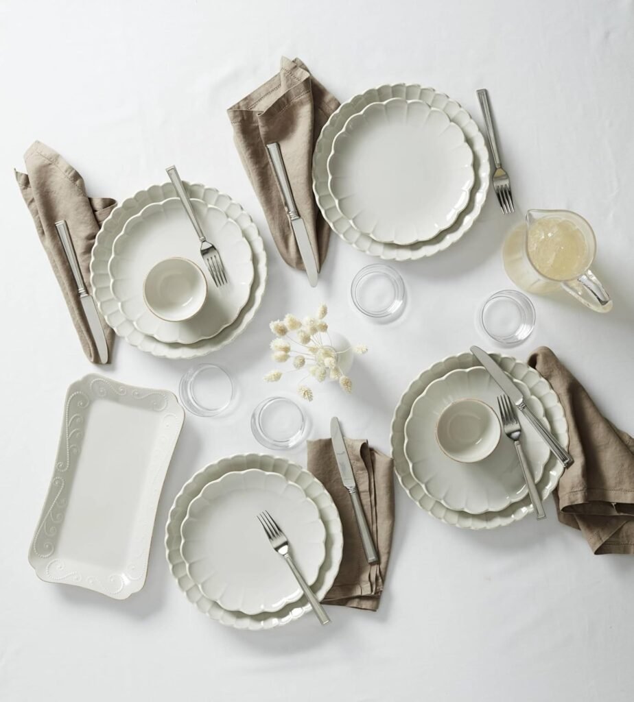 4pcs Lenox Everyday stoneware dinnerware set