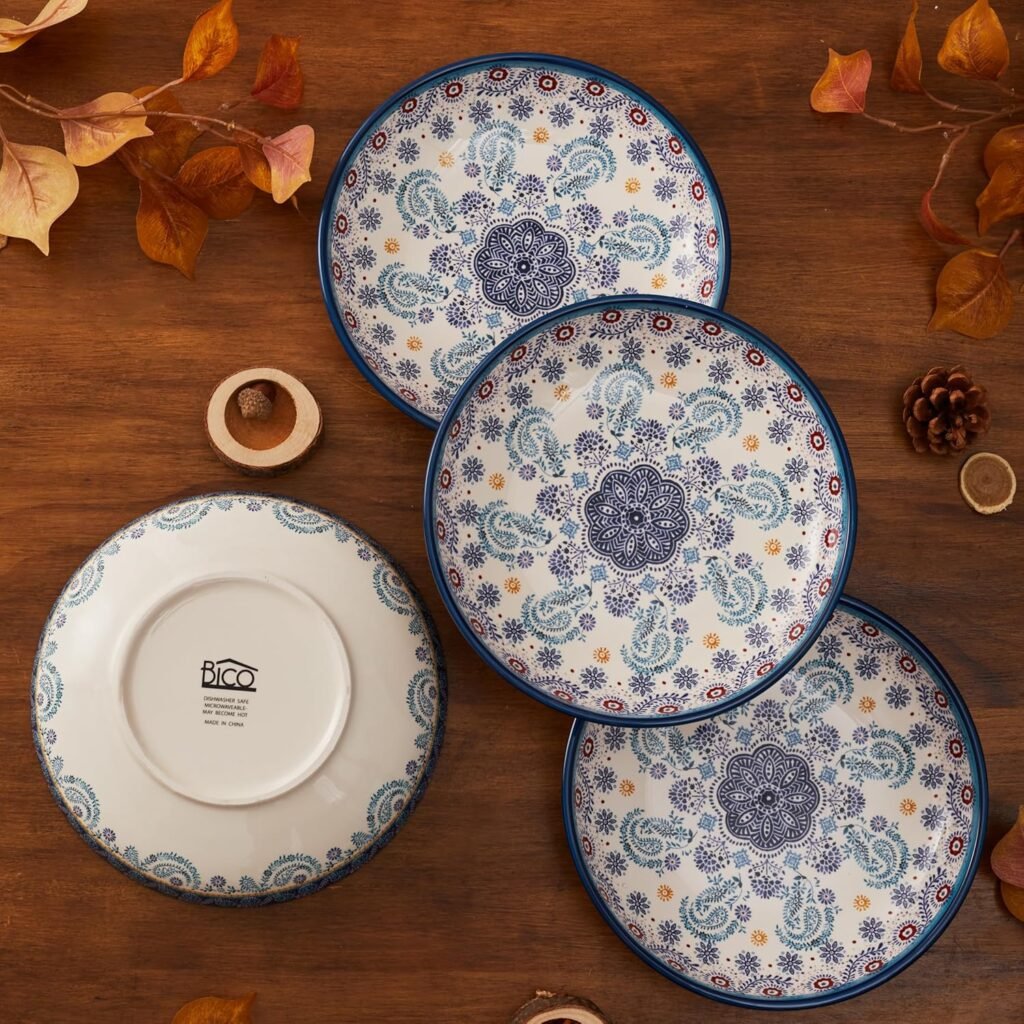 Bico ceramic serving dinner bowls for soup and Cereal