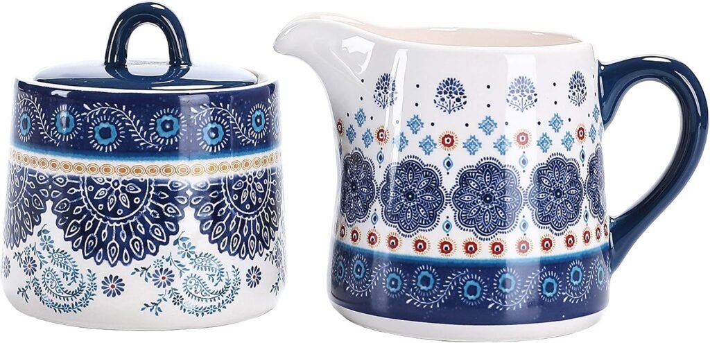 Bico ceramic sugar and cream set