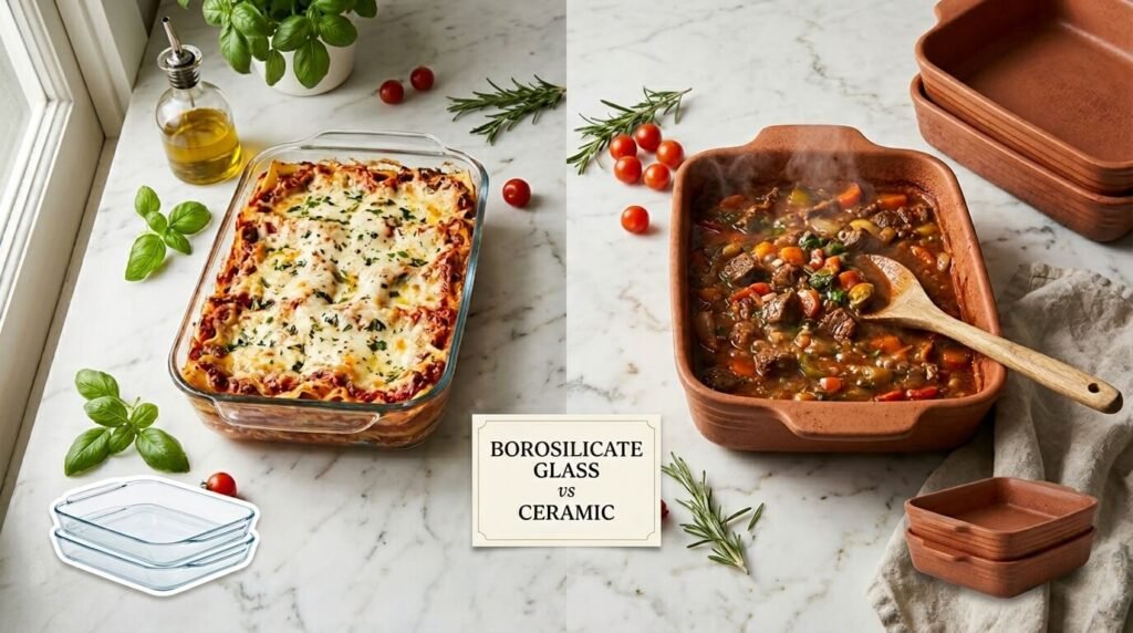 Borosilicate Glass vs Ceramic Cookware