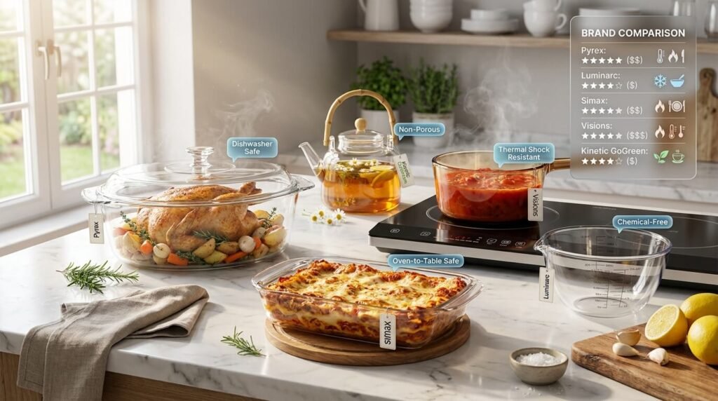 Borosilicate glass cookware brands