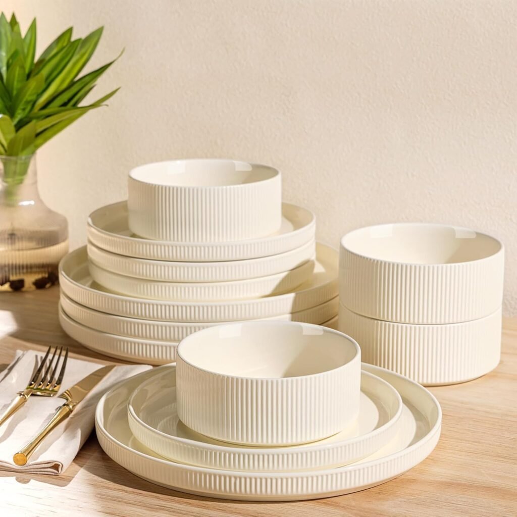 Ceramic 12pcs Lightweight dinner sets