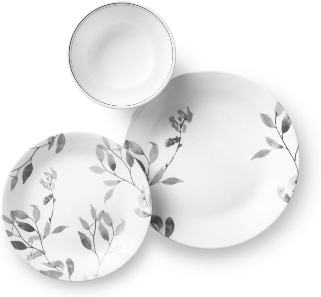 Corelle 12pcs modern dinnerware set