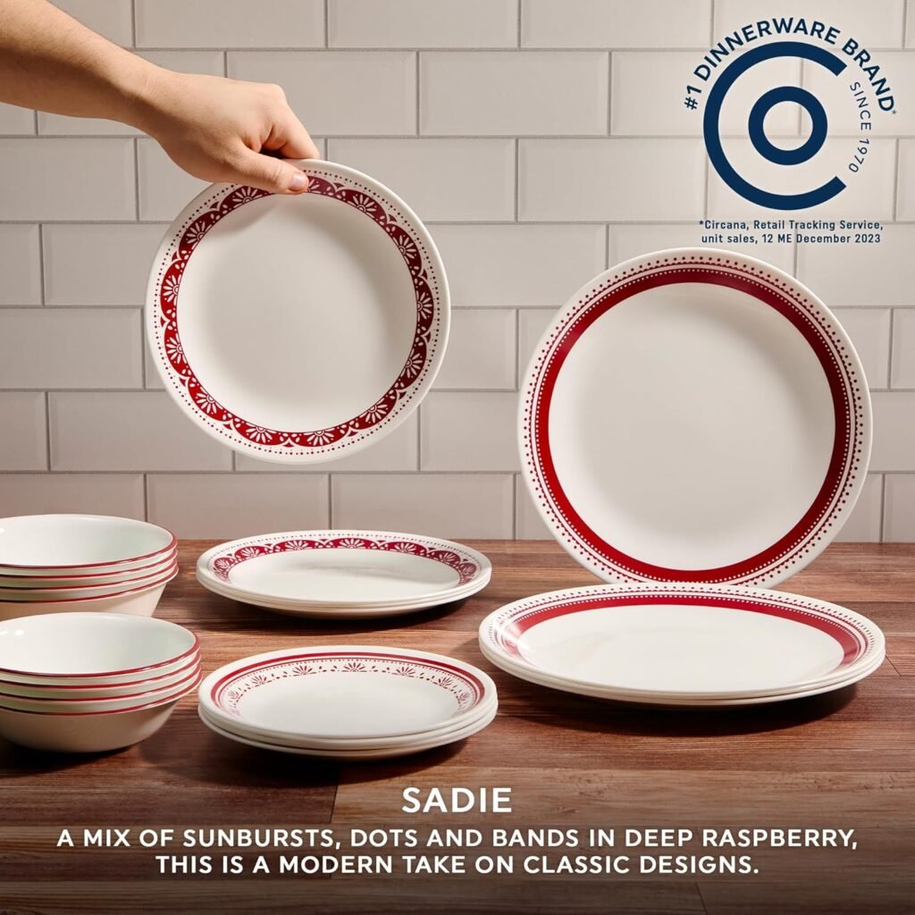 Corelle Sadie dinnerware 18pcs set collection