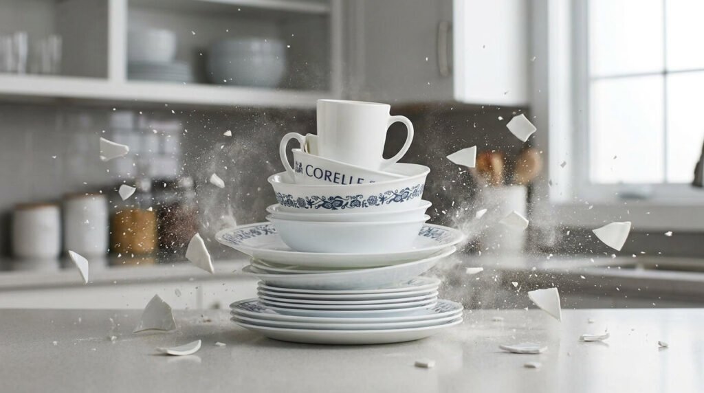 Corelle dishes exploding