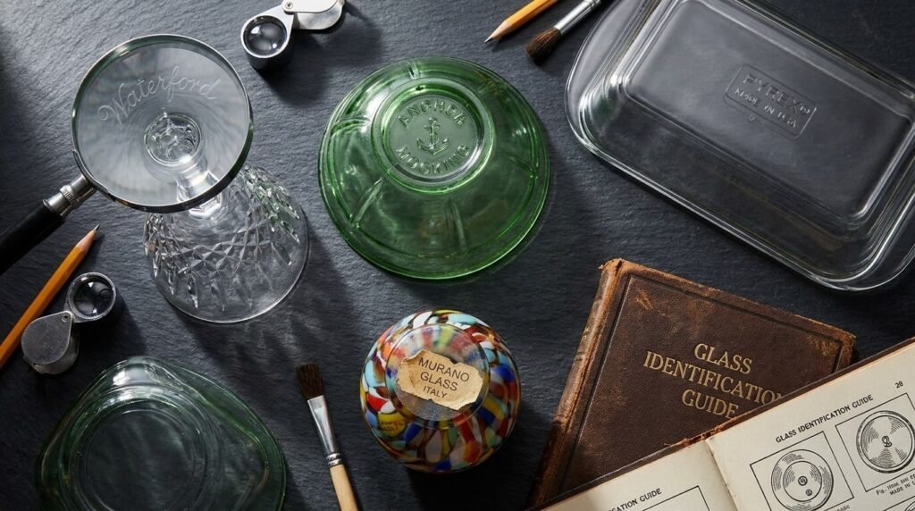Glass markings Identification