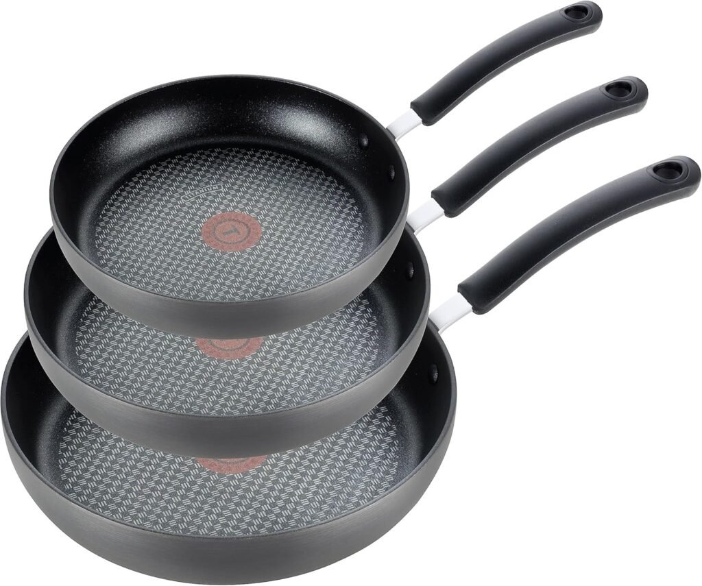 Hard anodized non-stick frying pans