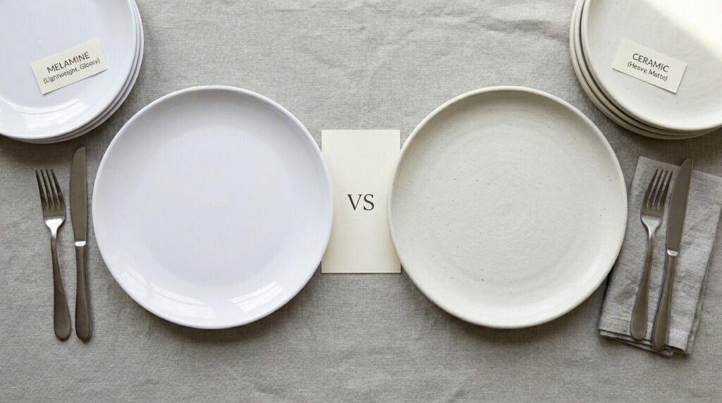 Melamine Plates vs Ceramic