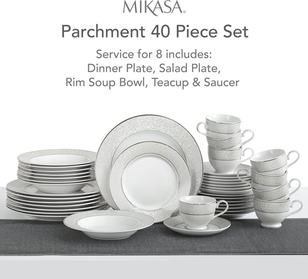 Mikasa Porcelain 40pcs Dinnerware set