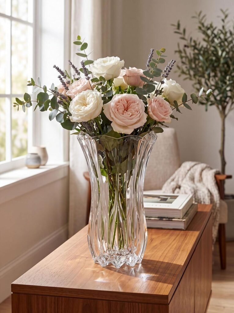 Mikasa Crystal Vase