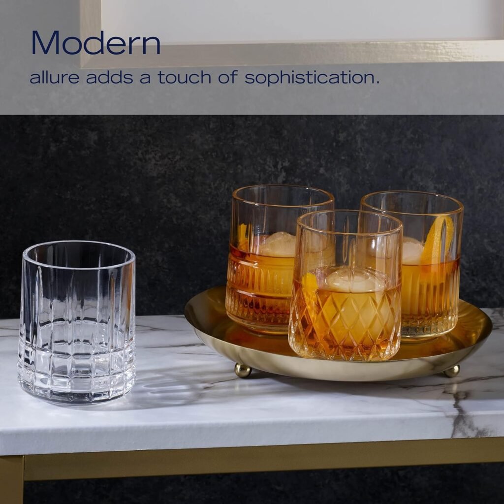 Mikasa standard whiskey glass set