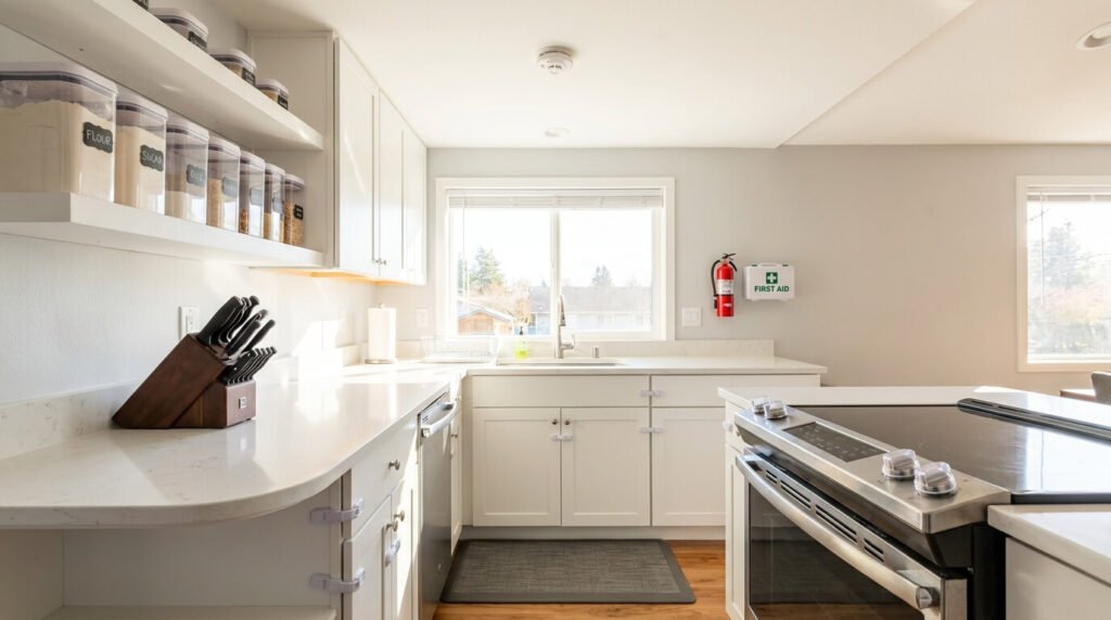 Modern Kitchen designed for safety