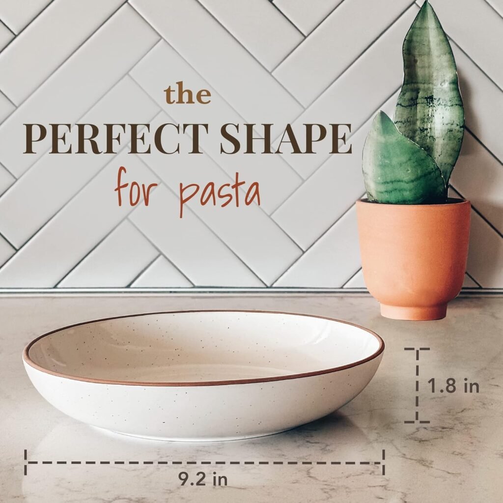 Mora ceramic Large pasta bowls