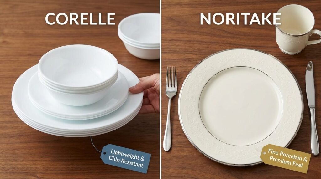 Noritake vs Corelle