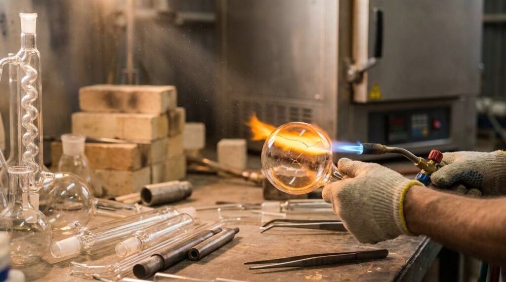 Repair of Borosilicate glassware