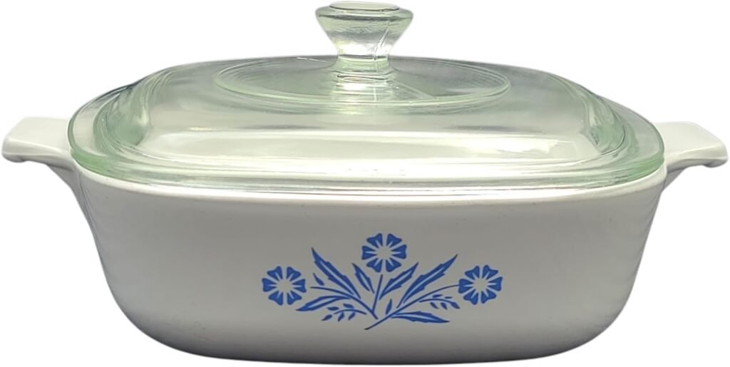Vintage Cornflower CorningWare Casserole dish