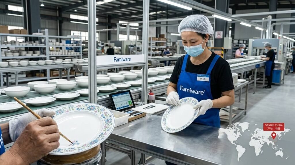 Where is Famiware Dinnerware Made