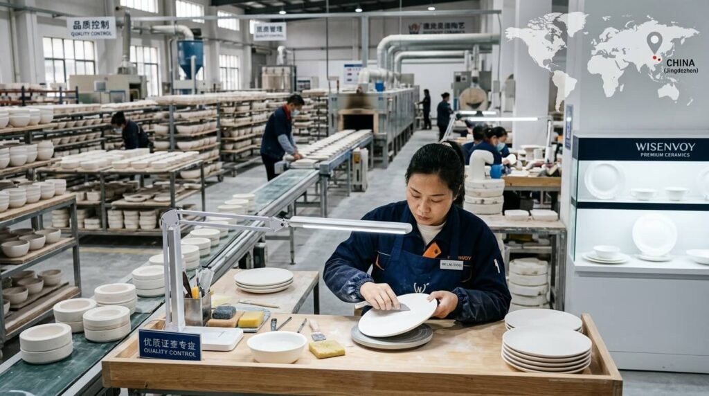 Where is Wisenvoy Dinnerware Made