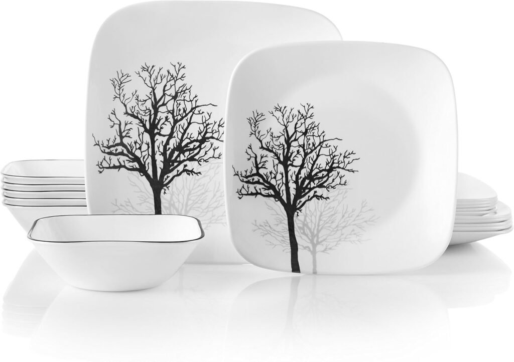 corelle timber shadows plates and bowls