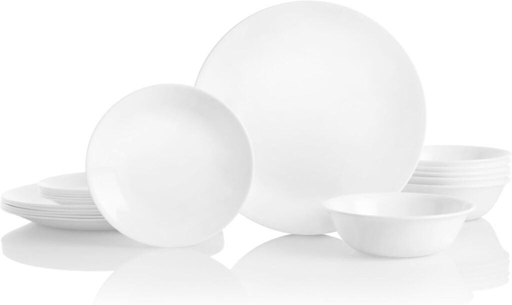 Corelle Winter frost white dinnerware