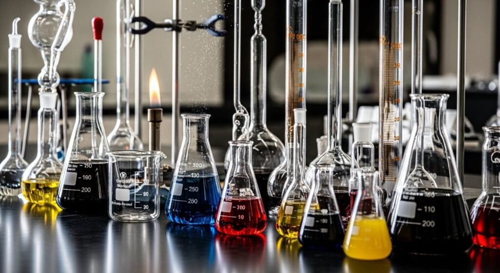 Heat resistant glassware