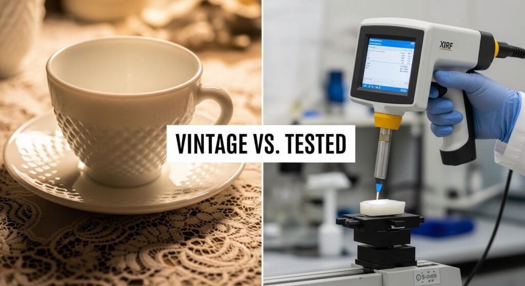 does milk glass contain Lead
